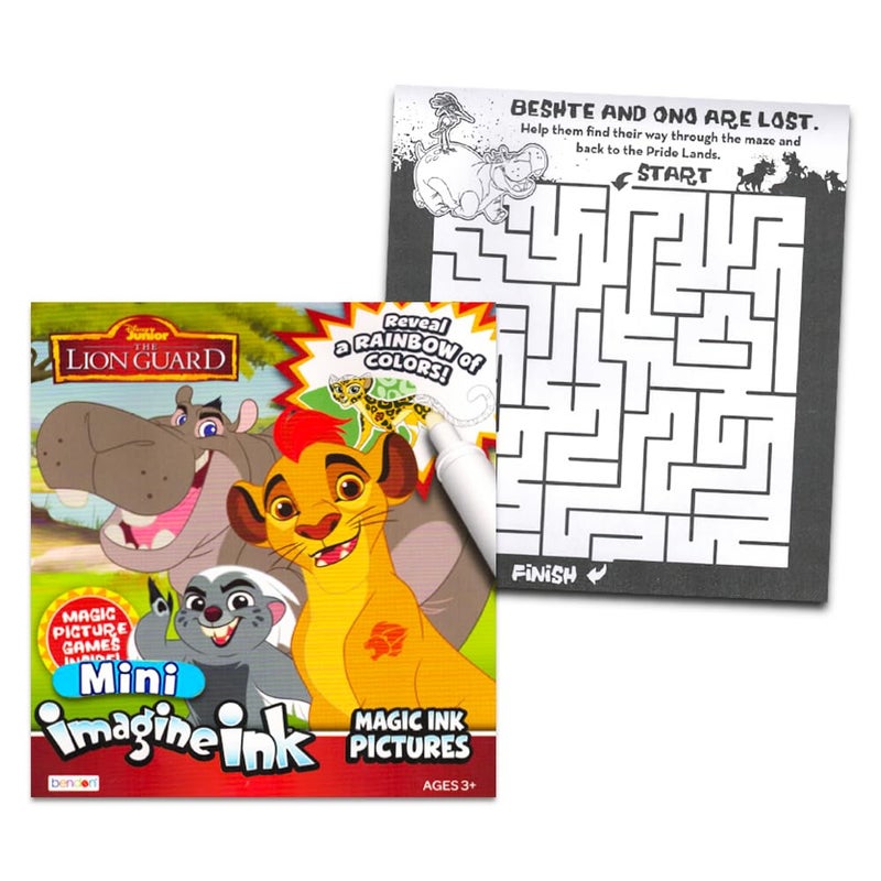 Imagine Ink Coloring Book Set for Toddlers Kids - 3 Magic Ink Books Featuring Paw Patrol  Thomas the Train  Lion Guard with Invisible Ink Pens and Stickers (Mess Free Coloring) - Image 4